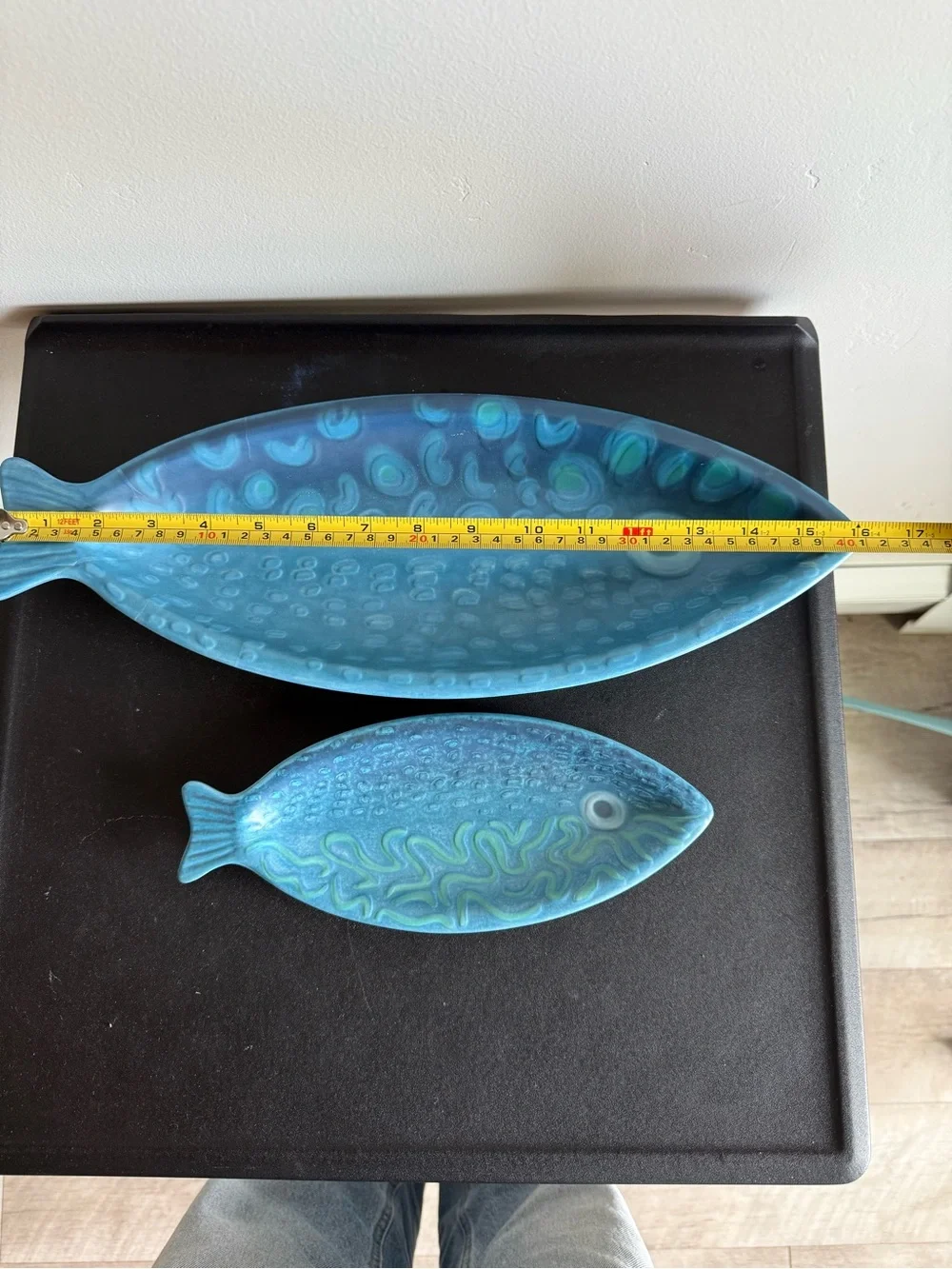 Blue Sardine Fish Serving Platters - Opalhouse